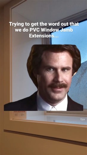 We sell our custom PVC Window Jamb Extensions all across Canada yet people in our own city of Saskatoon, Saskatchewan still call us daily to buy PVC to make their own window jamb extensions not realizing this is a thing we do! We gotta figure out how to let everyone know better that we're here so we'll start by letting our good friend Will Ferrell here try to get some attention! Call Jenna today at 306-683-0936 for all of the answers to your questions about finishing your windows off! #yxebuilde