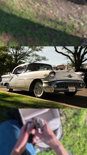1957 Oldsmobile Starfire 98 Holiday Coupe at the Collierville Cruise Night #collierville