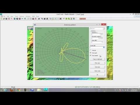Simulación de un radio enlace en Radio Mobile - Practica WLAN
