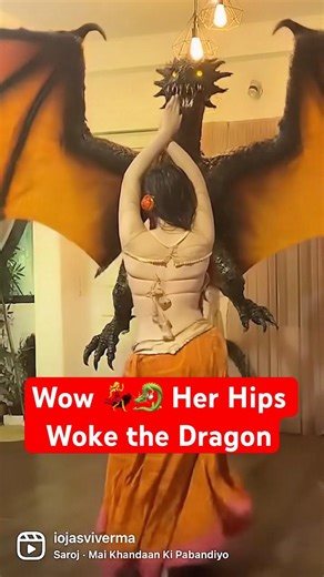 This Belly Dance Awakened the Dragon #bellydance #dragon