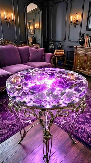 I Trapped Real Amethyst in Resin… Then Made It GLOW 💜✨