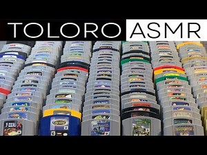TOLORO ASMR - My Entire N64 Game Collection