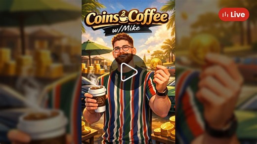 thecoinshack is live · Coins & Bullion · $1 Starts, US Coins, Gold