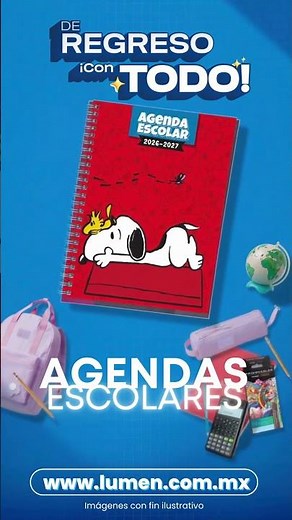 📚 2026-2027 School Planners | Back at it. Full speed ahead! | Papelerías Lumen