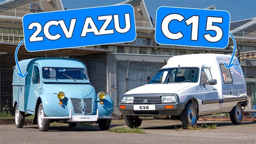 Citroën C15 con 67 km y Citroën 2CV AZU: las furgonetas legendarias que
