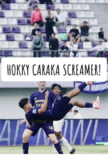 Hokky Caraka Cetak Gol Salto Bersama Persita Tangerang