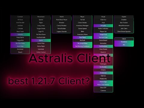 Astralis Client best MMC 1.21.7 Client? I ft. Astralis || tobi