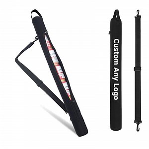 [Hot Item] Fashion Stylish Custom Golf Neoprene 6 Can Beer Tube Cooler, Cross Body Sling Bag Sleeve