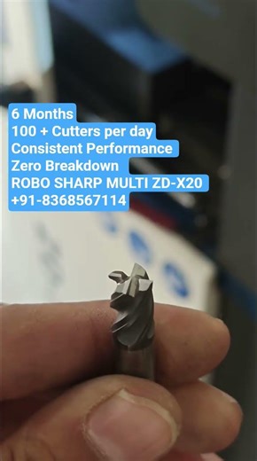 Automatic Tool Grinding Machine by ROBO MACHINES INDIA, Delhi #endmills #tools #cnc