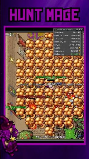 My new favorite hunt on Tibia! ❤️Mage lvl 200+😍 #tibia #tibiahunt #mmorpg