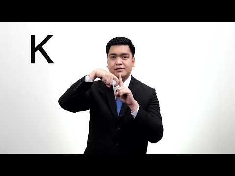British Sign Language (BSL) - Alphabet (A-Z)