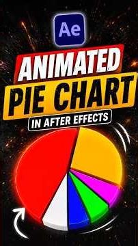 Try This Simple Pie Chart Animation Technique in After Effects | #tutorial #shorts