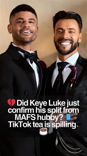 B-Gay on Instagram: "MAFS UK star Keye Luke may have just let something slip 👀 In a TikTok interview, he dodged questions about his relationship with Davide — telling fans, “All you can see in my eyes is love… and that could just be self-love.” 💔 #MAFSUK #KeyeLuke #RealityTV @keyeluke @channel4"