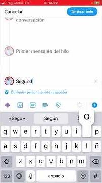 Cómo crear un HILO (thread) en Twitter