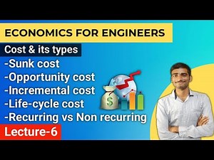 Economics for engineers | Lecture-6 Different types cost #economics