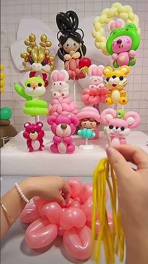 creating animals with balloons 🐇,for your baby _ balloon