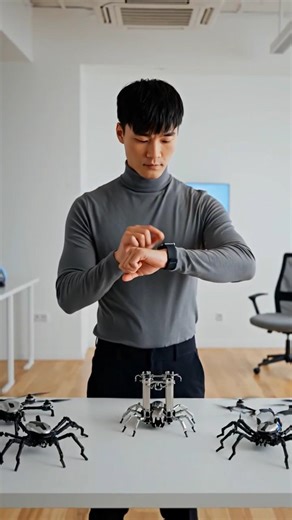 Smartwatch Controls Real-World Robots Instantly ⌚🤖