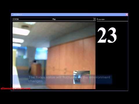 How to GeoVision Adjusting camera focus using GeoVision GV IP Device Utility