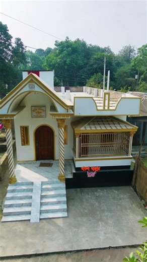 2-storey foundation house at a cost of 17 lakh taka. #ytshorts #youtubeshorts #shortvideo