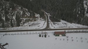 Libby tailings dam under construction