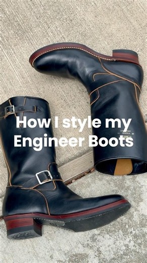 How I style my Engineer Boots from Addict Clothing Japan #shorts #engineerboots #americana