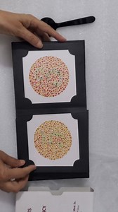 Ishihara Test Chart Books for Color Deficiency 38 Plates with User Manual and One Eye Occluder.