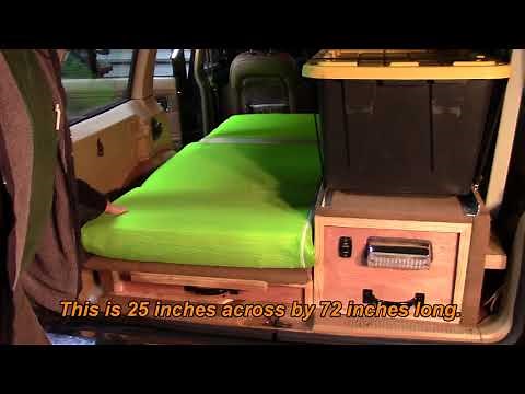 Modifying a Jeep XJ for camping.