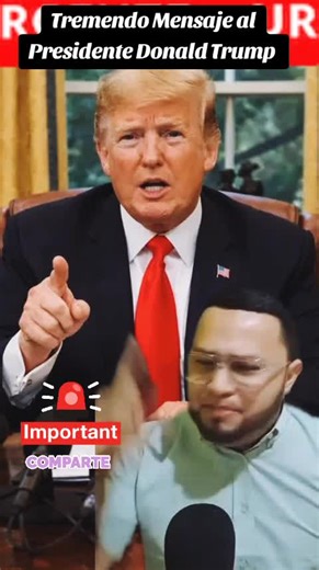 Tremendo Mensaje al Presidente Donald Trump