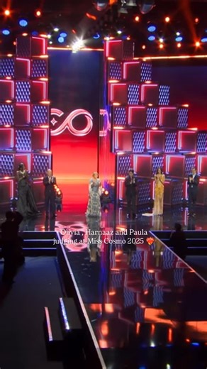𝙁𝙖𝙣𝙤𝙛_𝙥𝙖𝙜𝙚𝙖𝙣𝙩𝙨 ♛ on Instagram: "3 phenomenal women judging at Miss Cosmo 2025 Jury Session (Preliminary Competition)! ❤️‍🔥 @olivia.yace @harnaazsandhu_03 @realpaulashugart @misscosmointernational #MissCosmo #MissCosmo2025 #OliviaYace #Harnaazsandhu #PaulaShugart"