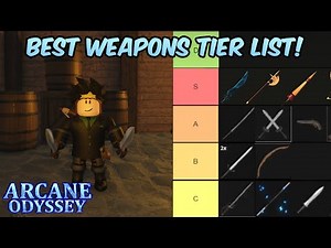 Arcane Odyssey Best Weapons! | Roblox Arcane Odyssey All Rare Sunken Sword Weapons Tier List