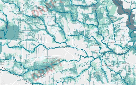 Harris County residents can view their potential new flood risk under proposed FEMA map | Houston Public Media