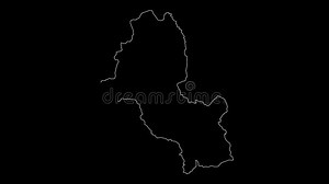 Malanje Angola Provinces Map Outline Animation Stock Video - Video of outlined, border: 198412893