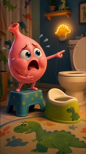 Baby Bladder Explains Why Kids Have Pee Accidents | Funny Potty Training Short #shorts