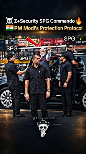 SPG Z+SECURITY PROTOCOL OF PM MODI ROAD SHOW☠️🔥⚔️ #pmmodi #protocol #spg #commando #security #status
