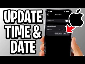 How To Update Time and Date On iPhone - Full Guide