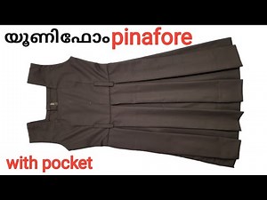 School uniform pinafore cutting and stitching | girls uniform petticoat