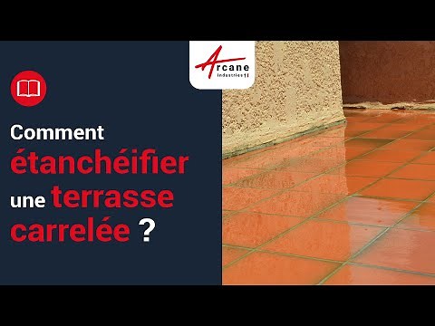 How to waterproof a tiled terrace?