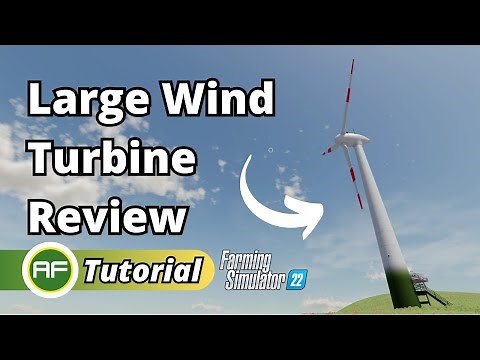 Large Wind Turbine Review - Farming Simulator 22 - PS5