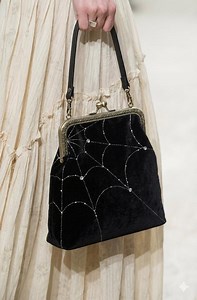 Handmade Spiderweb Kiss Lock Bag – Gothic Crossbody Purse - Etsy