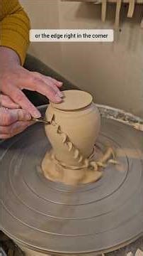 Trimming tips #NowWhatPotteryWorks #Pottery #Art #Trimming #ClaySpiral #ArtTip #PotteryProcess