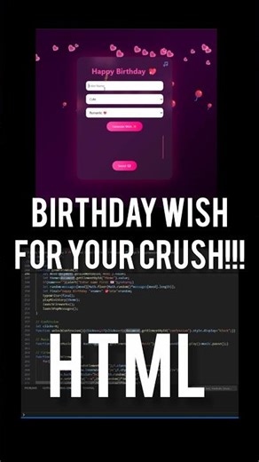 Birthday Wish your crush using Python 💝|PyHorizon #trending #viral #ytshorts #python #pythontutorial