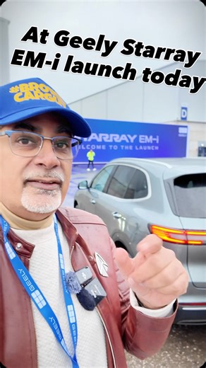 At the Geely Starray EM-I launch today @Geely Auto UK #geelyuk #starrayemi | Brown Car Guy