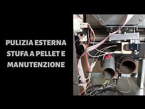 Pulizia esterna e manutenzione stufa a pellet Nordica Extraflame