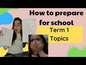 How to prepare for term 1 for all subjects: Term 1 topics