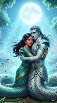 नागलोक का राजकुमार पत्थर का बन गया। The prince of Naglok turned into stone.🐍🗿#snakestory