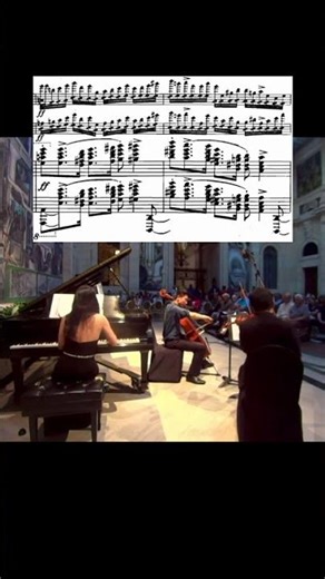 Ravel piano trio excerpt, performance from 2017