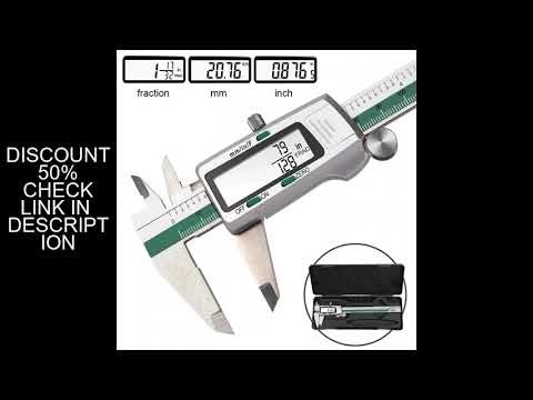YIYOUBAO ET50 150mm Digital Caliper Stainless Steel Fraction / MM / Inch 0.01mm High Precision for M