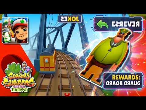 BACKWARD CONTROLS! Subway Surfers Ireland 2026 Reverse Challenge - Guard Board or Amazing Rewards!