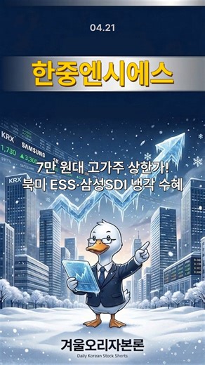 🔥 04.21 급등주! 한중엔시에스,씨아이에스,필에너지 폭등하는 진짜 이유?! 🚀 내일 전망은? #Shorts #주식 #급등주