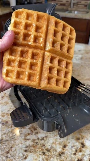 This Ninja Belgian waffle maker makes awesome waffles 🧇 #wafflemaker #waffles #waffle #kitchenfinds
